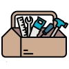 Solar Installation Tools Icon